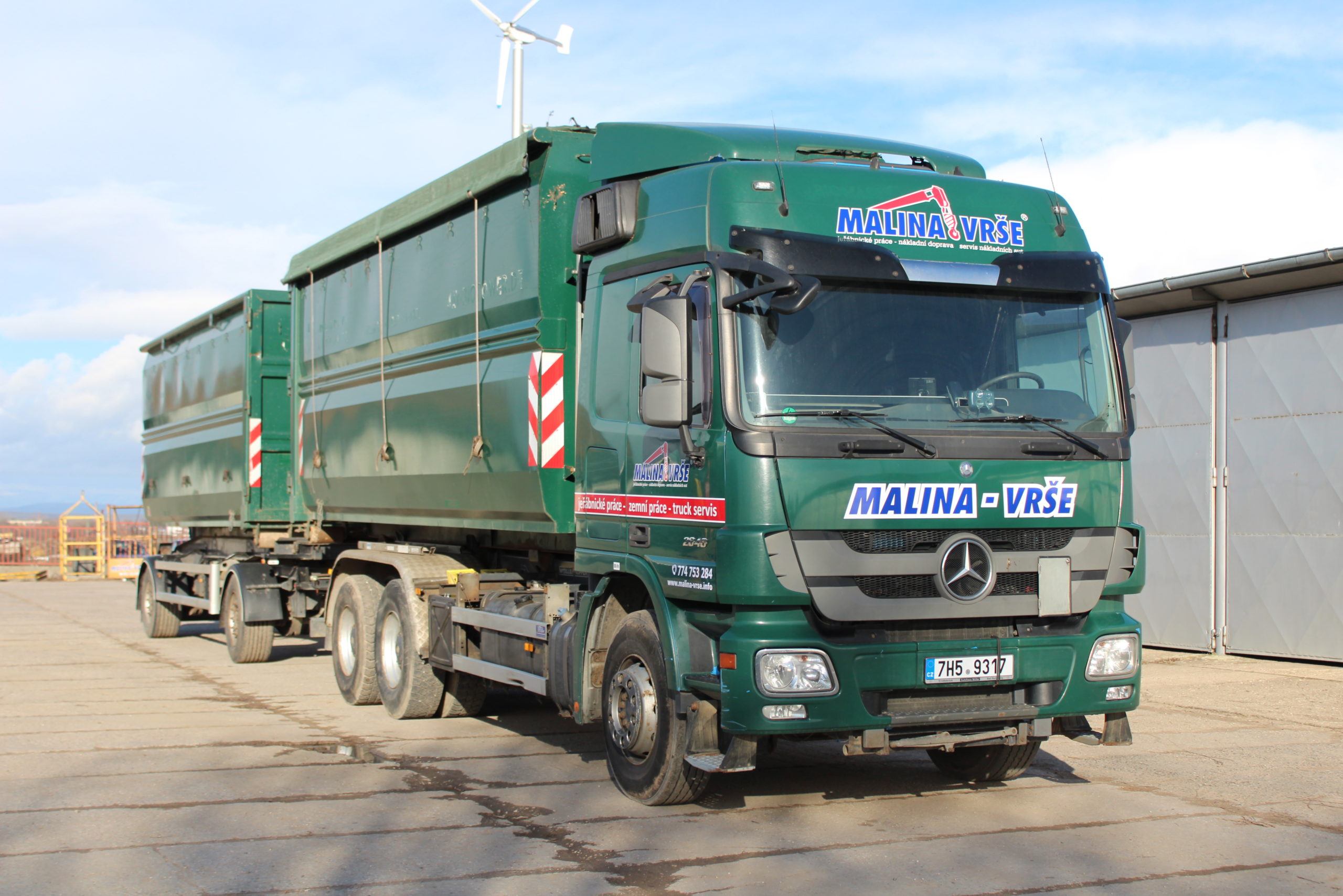 Mercedes actros - nosič kontejnerů