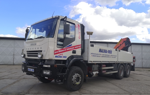 Iveco Trakker s hydraulickou rukou